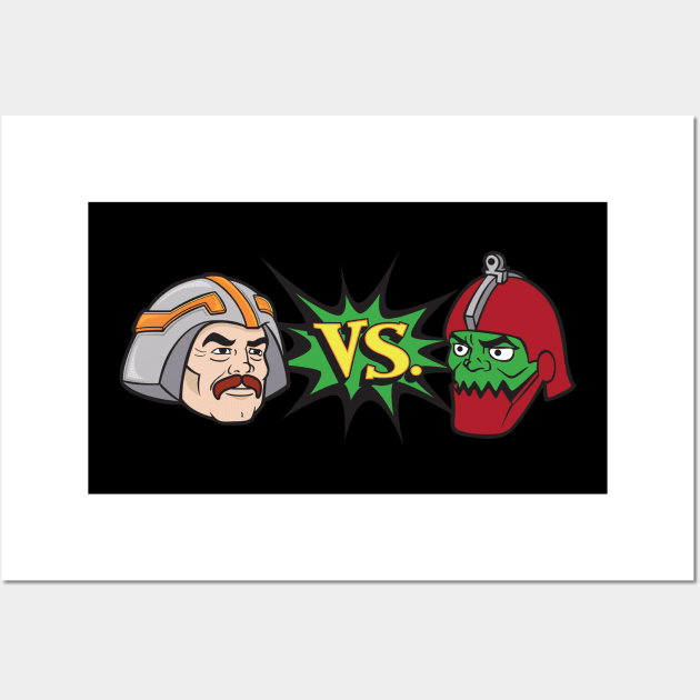 Man-At-Arms Vs. Trap Jaw Wall Art by TBranco